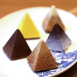 Petit Four pyramider i ske