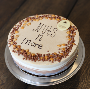 Nuts and More Ice Cream layer cake