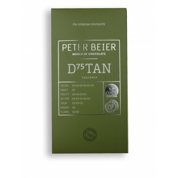 Plade Chokolade 75% Tanzania